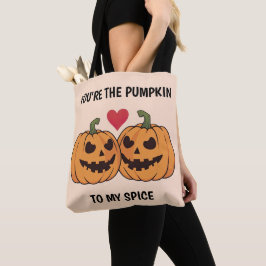 Tecknad Pumpkins Tygkasse