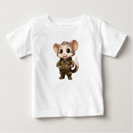 Tecknad pungdjur bebis fin jersey t-shirt