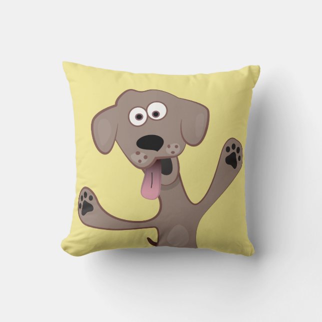 Tecknad Puppy - Kritter Kudde (Framsida)