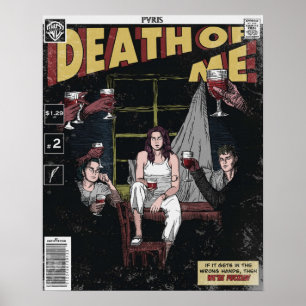 Tecknad PVRIS, död Poster
