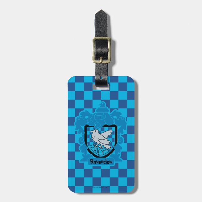 Tecknad Ravenclaw Vapensköld Bagagebricka (Vertikal Framsida)