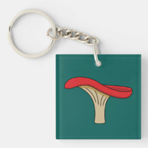 Tecknad Red Mushroom