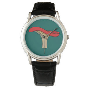 Tecknad Red Mushroom Armbandsur