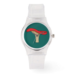 Tecknad Red Mushroom Armbandsur