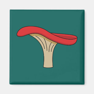 Tecknad Red Mushroom Magnet