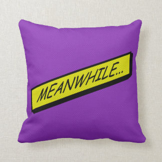 Tecknad-remsan dämpar - under tiden… kudde