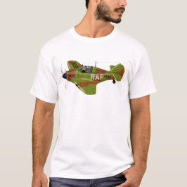 Tecknad retro fighter flygplan t shirt