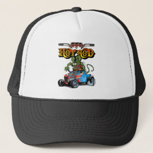 Tecknad retro hot rod keps
