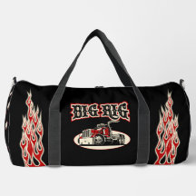 Tecknad retro lastbil ’Big Rig’