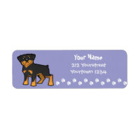 Tecknad Rottweiler