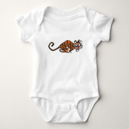 Tecknad Running Tiger Baby Apparel Tee
