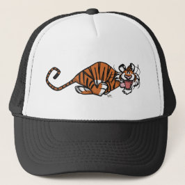 Tecknad Running Tiger hat Keps