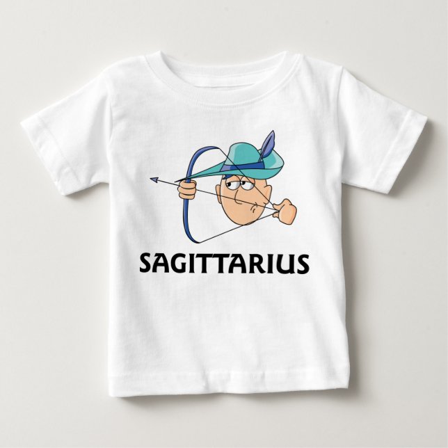 Tecknad Sagittarius Archer T-shirt (Framsida)
