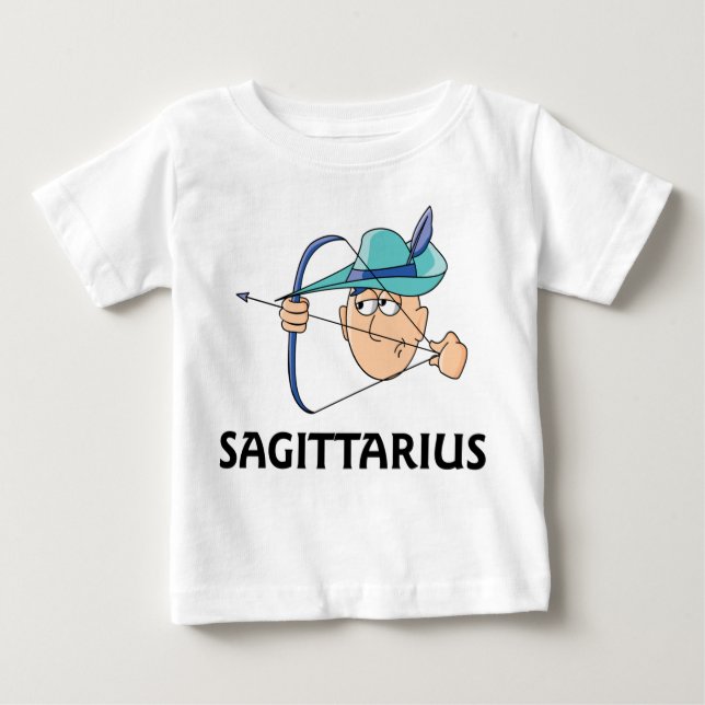 Tecknad Sagittarius Archer Tee (Framsida)