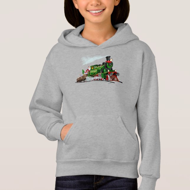 Tecknad Santa Express T Shirt (Framsida)
