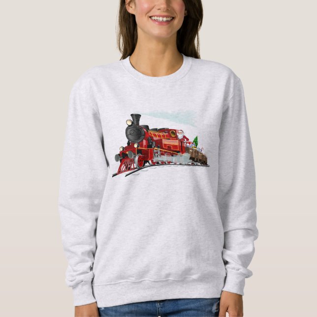 Tecknad Santa Express T Shirt (Framsida)