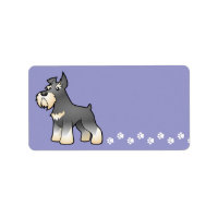 Tecknad Schnauzer