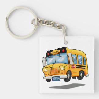 Tecknad School Buss