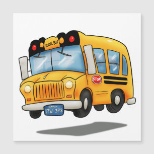 Tecknad School Buss
