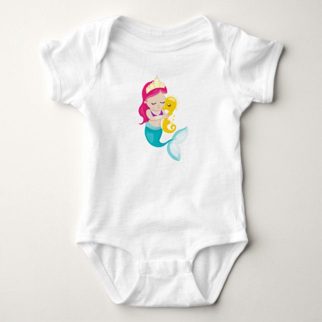 Tecknad Sea Friends T Shirt (Framsida)