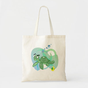 Tecknad Sea Turtle Tygkasse