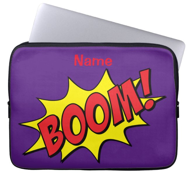 Tecknad serie Boom Thunder_Cove Laptop Fodral (Framsidan)