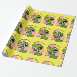tecknad serie, krokodil presentpapper