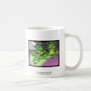 Tecknad serie om grodpolisen på kaffemugge kaffemugg
