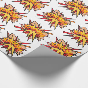 Tecknad serie Popkonst KA-POW Presentpapper
