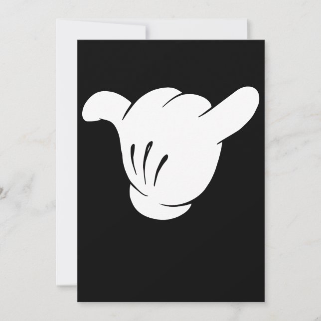 Tecknad Shaka Brah Sign hängloose Hawaii Chill Re (Framsida)