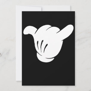 Tecknad Shaka Brah Sign hängloose Hawaii Chill Re