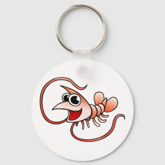 Tecknad Shrimp Nyckelring