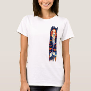 Tecknad Sjöjungfru, pennramsfärg T Shirt