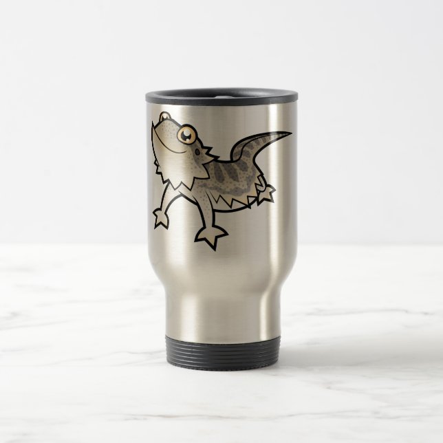 Tecknad Skäggig Drakon / Rankin Drakon Resemugg (Center)