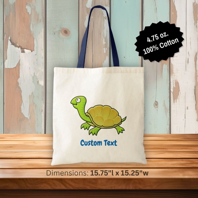 Tecknad Sköldpadda Totebag Tygkasse (Skapare uppladdad)