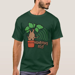 Tecknad skrikande mandrake-karaktärsbild tröja
