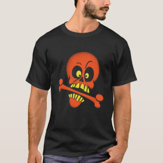 Tecknad Skull T Shirt