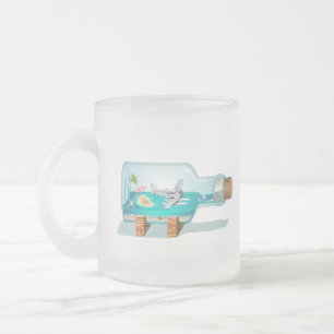 Tecknad Souvenir Flaska Frostad Glasmugg
