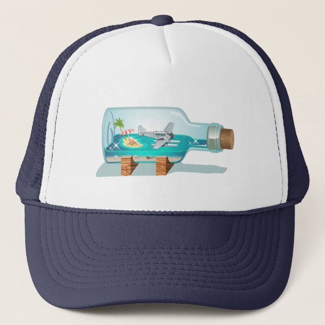 Tecknad Souvenir Flaska Keps (Framsida)
