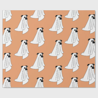 Tecknad spökhund Halloween presentpapper