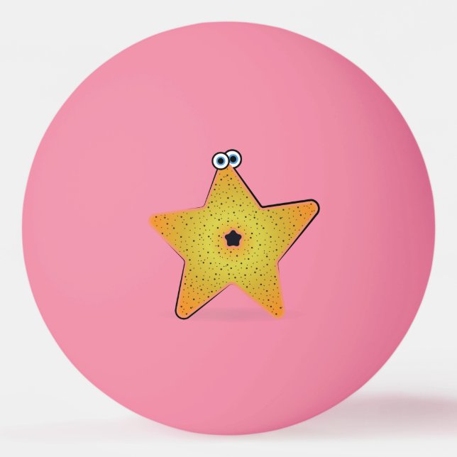 Tecknad Starfish Pingisboll (Framsidan)