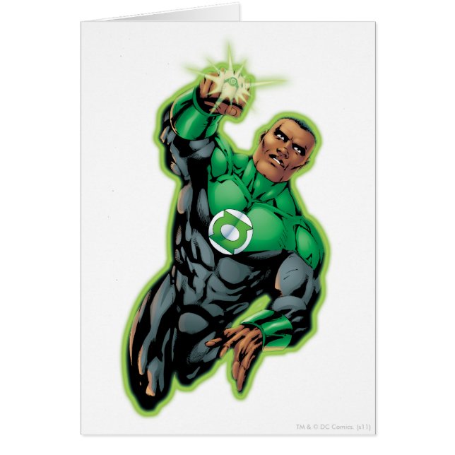 Tecknad Stil - flyger uppåt Hälsningskort (Framsidan)