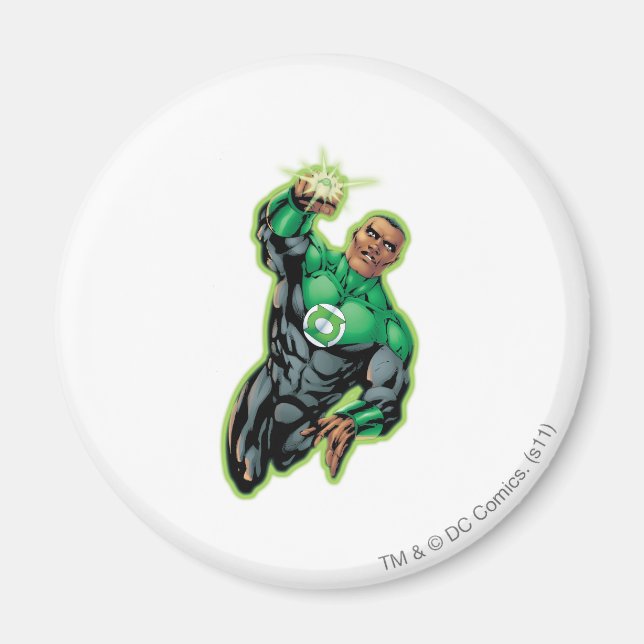 Tecknad Stil - flyger uppåt Magnet (Framsidan)