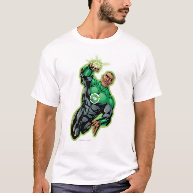 Tecknad Stil - flyger uppåt Tee Shirt (Framsida)