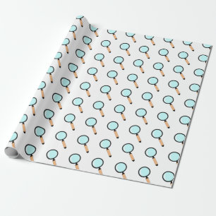 Tecknad Stil förstoringsglas Presentpapper