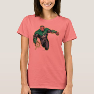 Tecknad Stil - Grönt Lantern T Shirt