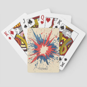Tecknad Stil-konsexplosion (5) Casinokort