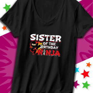 Tecknad Stil Party, bister av födelsedag Ninja T Shirt