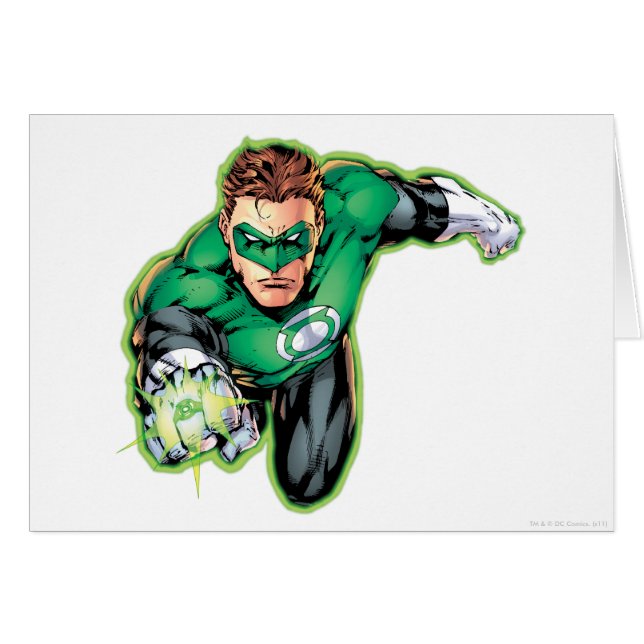 Tecknad Stil - Ring framför Hälsningskort (Framsidan Horizontal)