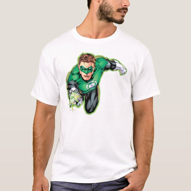 Tecknad Stil - Ring framför T Shirt (Framsida)